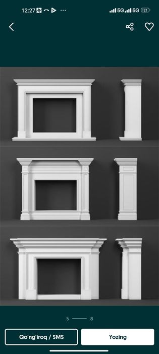 Lepka tyaga gips mahsulotlari