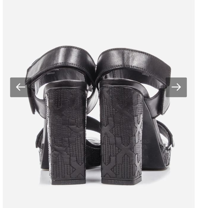 Босоножки кожаные Bronx, размер 37