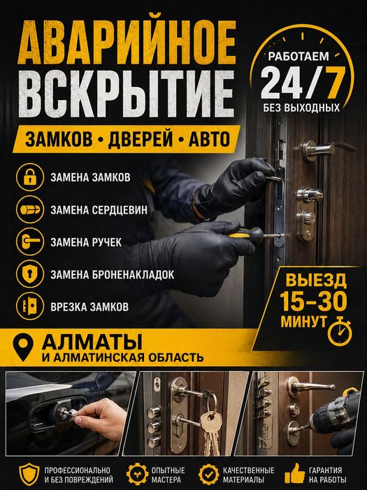 Замена сердцевины,замена замка. Вскрытие двери,замков,авто. Взлом
