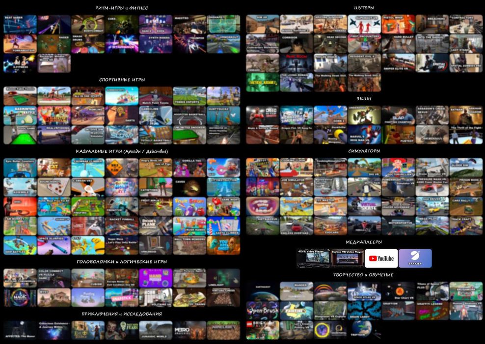 VR очки прокат. Quest 3. 180 игр