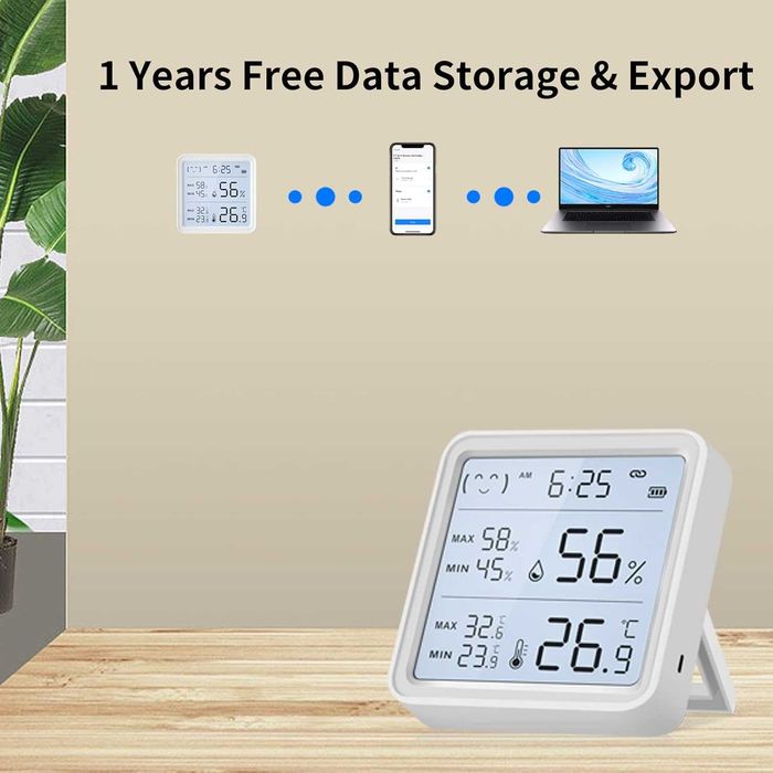 Bluetooth хигрометър, стаен термометър  oт Yasorn