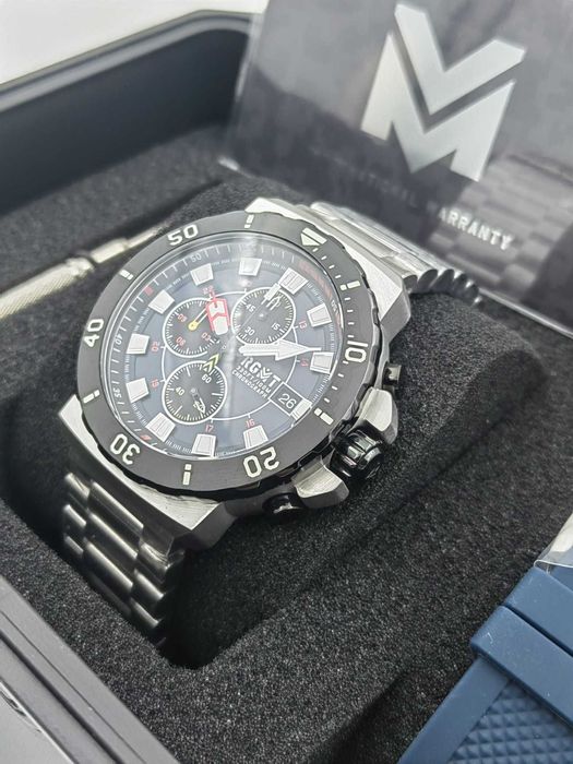 Ceas RGMT Trench Chronograph 47 mm – Navy Blue – Quartz – Full Set
