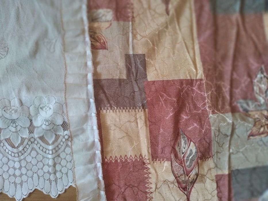 Шторы-комплект кухонные