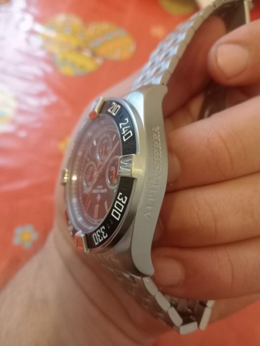 Ceas Alpha Sierra Spirit – cronograf, inox, original