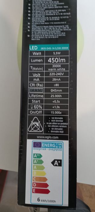 LED лампа EGLO  90/150см