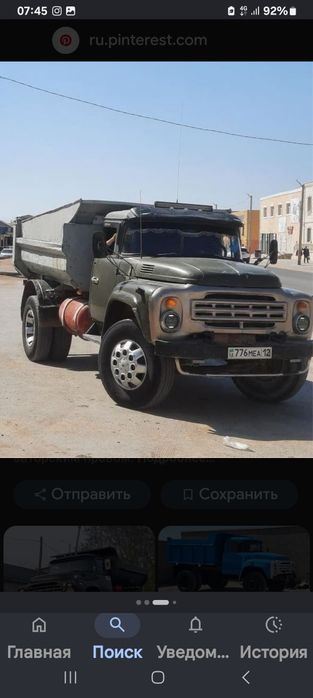 Доставка зил.  Отсев, щебень, песок.