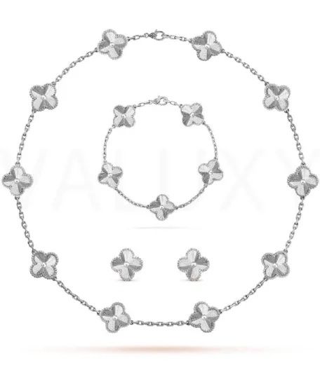 Set de bijuterii Van Cleef placate cu Aur