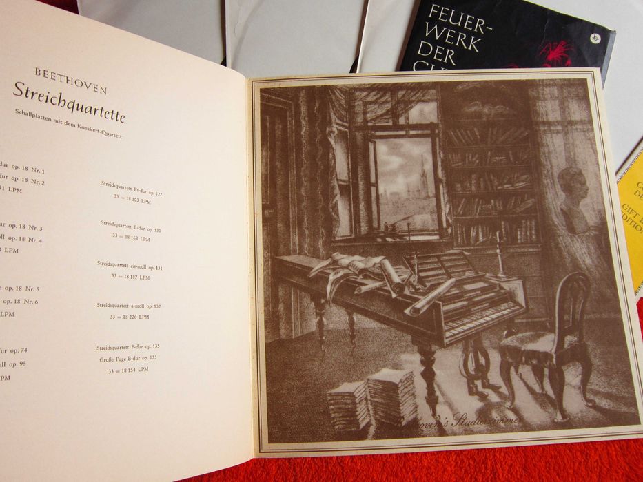 rar vinil Koeckert Quartett Cvartete Coarde Beethoven Germany 1960