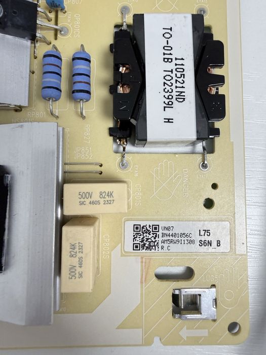 Placa baza si sursa Samsung 189cm,UE75CU7172UXXH,S/N : 0KXD3HBX102259J