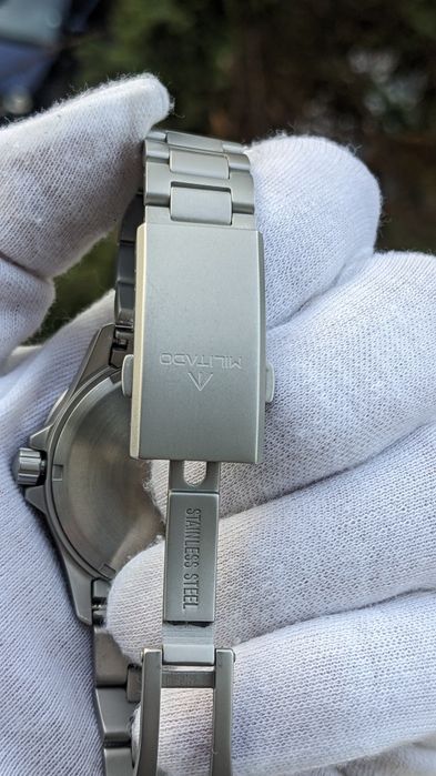 Като нов Militado 39mm Dive Watch Sapphire Crystal 200M Swiss Luminous