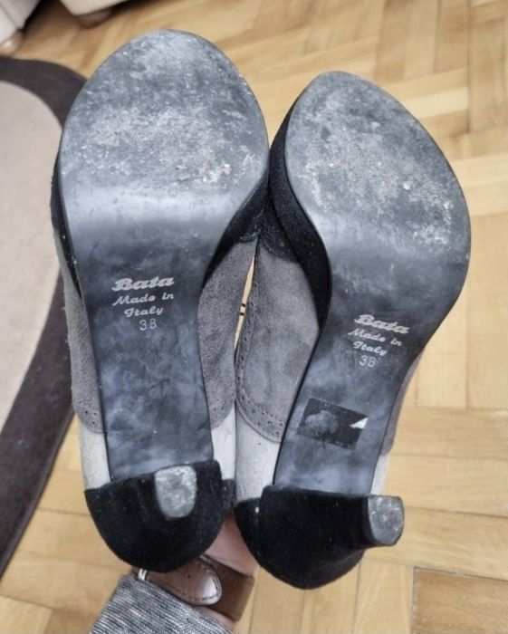 Bata - Pantofi, Botine Piele Naturală - 38