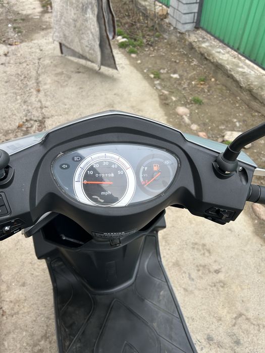 Мопед М8 серый цвет