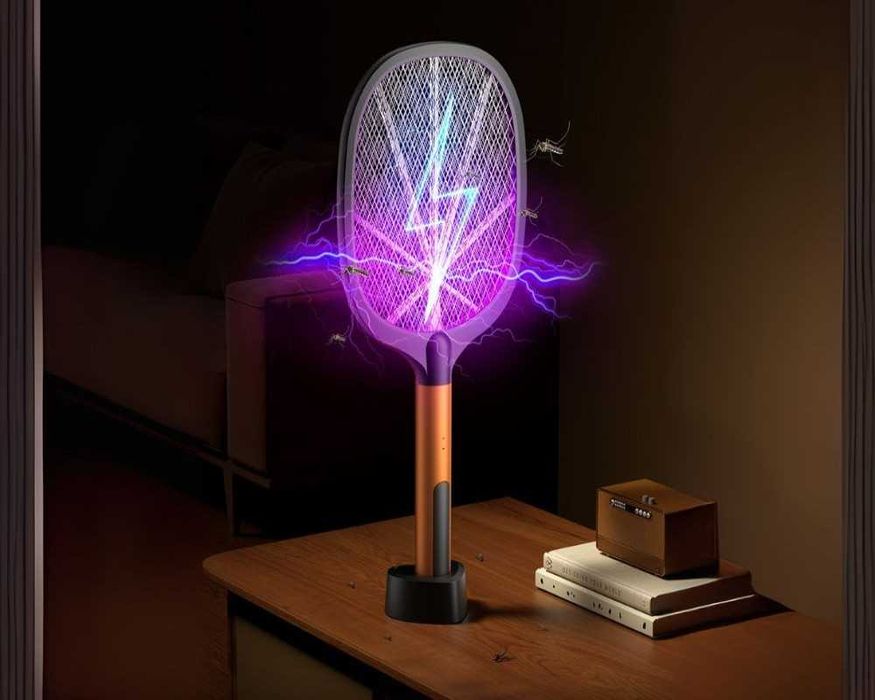 Lampa anti insecte electrica tantari muste molii baterie reincarcabila