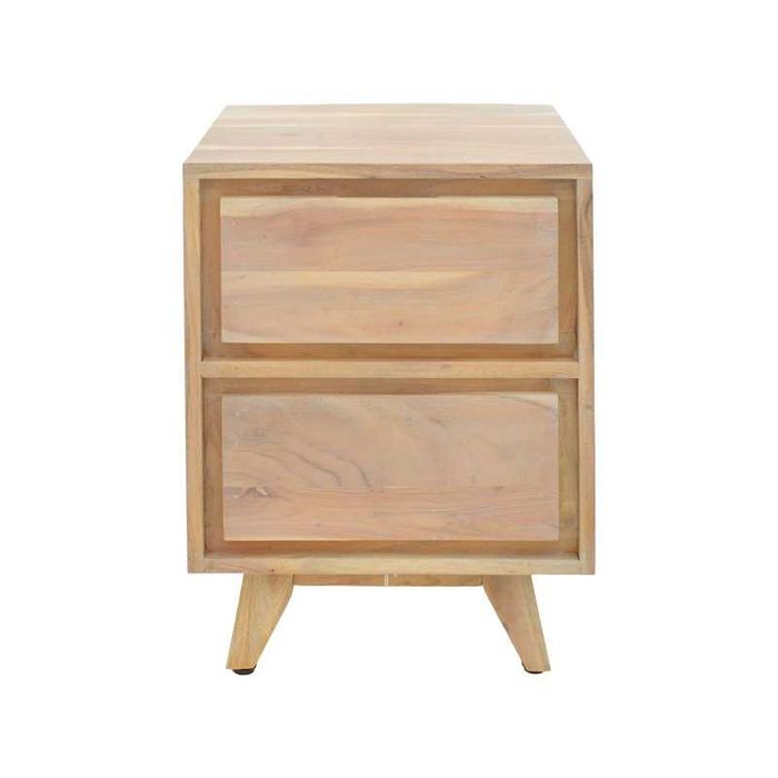 Нощно шкафче, Emira, Натурален, Масив, 40х40х54см.