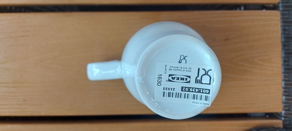 Căni de ceai din porțelan Ikea