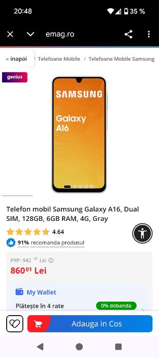 Samsung Galaxy A16 128 giga