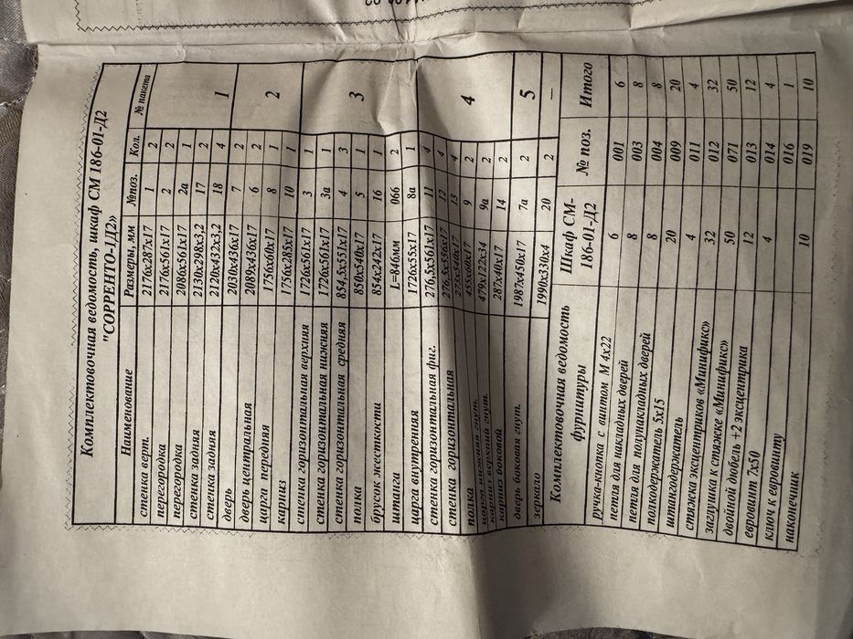 Спальный гарнитур