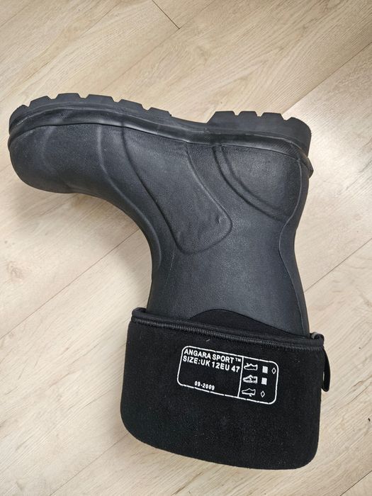 Утепленые резиновые сапоги