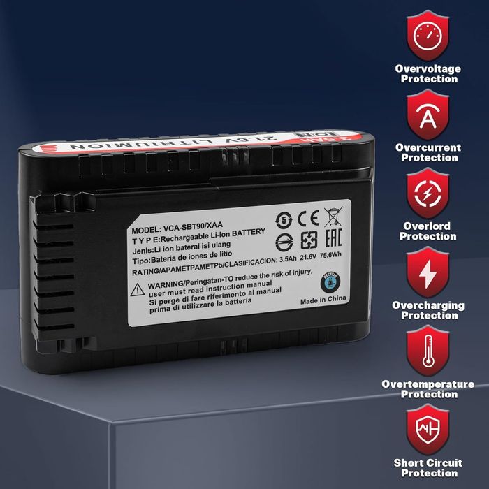 Батерия VCA-SBT90 за Samsung Jet 75/90 21.6V 3500mAh