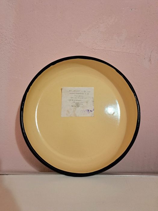 Стара Българска Емайлирана тава и Купа