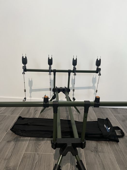 Set Rod Pod 4 posturi EastShark + Set 4 Senzori SAIMINO + 4 Swingheri