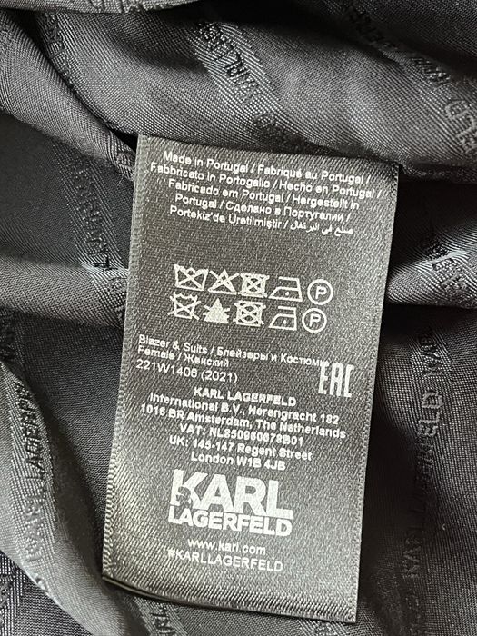 Karl Lagerfeld : Studio Blazer Lacing - НОВО Спортно сако Л / Оригинал
