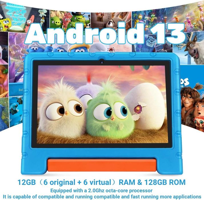 Детски таблет ZIOVO 10 инча Android 13 256GB