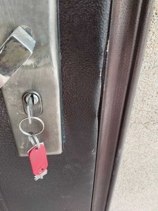 Железная.   дверь