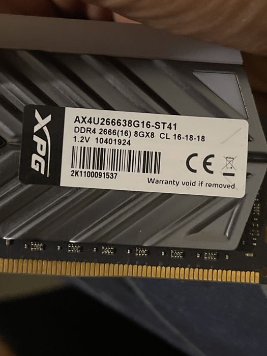 memorie ram Adata XPG 8GB 2666 MHz RGB
