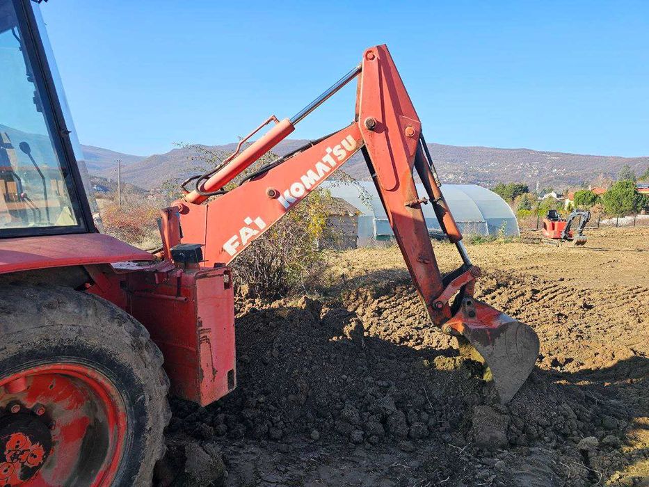 Багер, комбиниран, челен товарач FAI Komatsu Synther 894