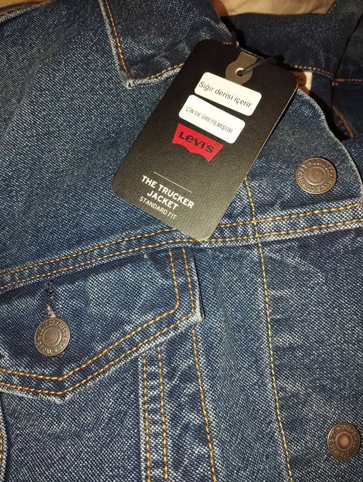 Фирменная джинсовая куртка Levis XL