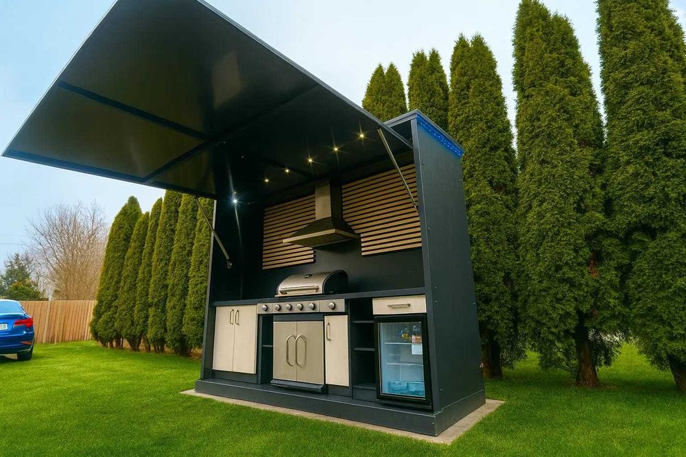 Bucatarie exterioara BBQ