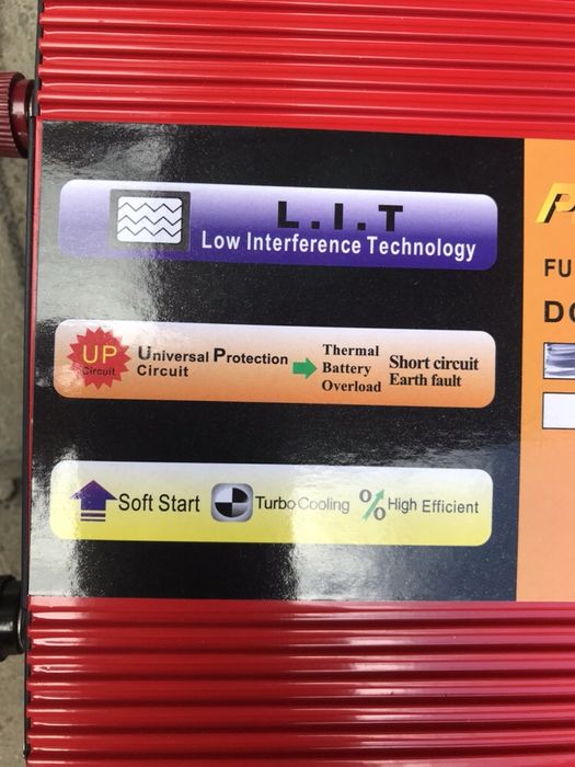 Invertor de Curent Rulota  12V—>220V (1000W)