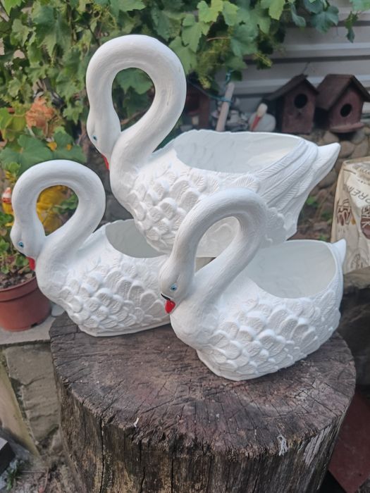Lebădă plastic  jucărie