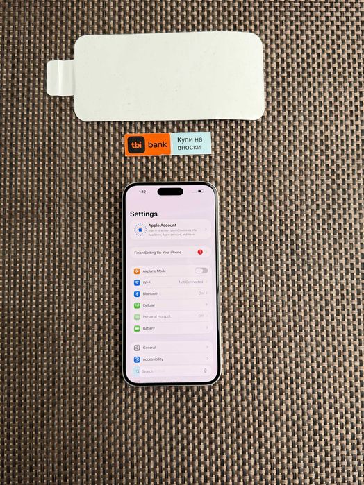 НОВ! iPhone 16 PLUS *Лизинг от 52лв/м / 128Gb бял / white  Гаранция!