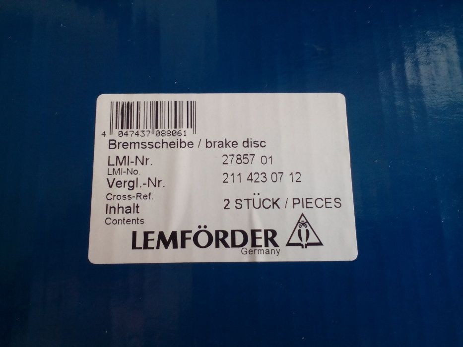 Спирачни дискове Мерцедес Mercedes W211