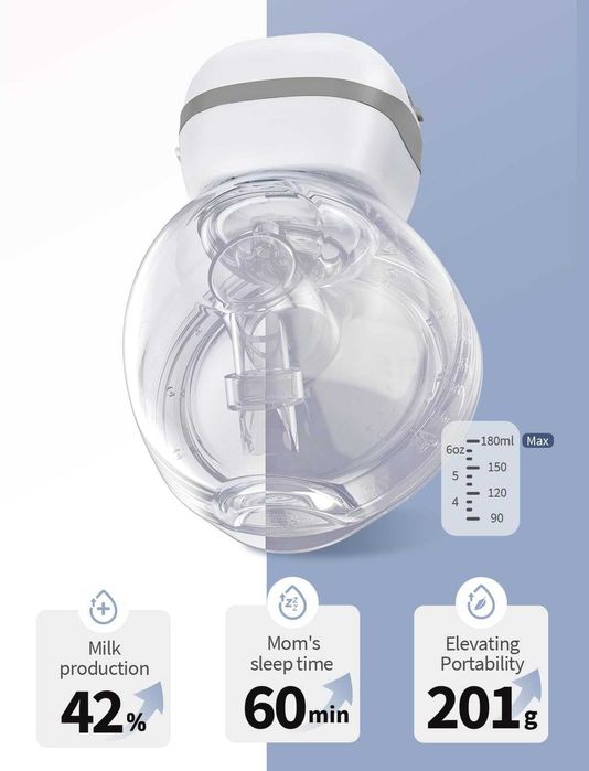 Електрическа преносима помпа за кърма Haokoo, 12 нива, 3 режима, сива