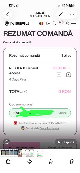 Bilet NebulaX 2026