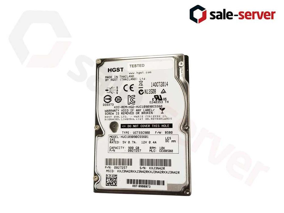 Жёсткие диски HDD и SSD SAS/SATA с Гарантией!