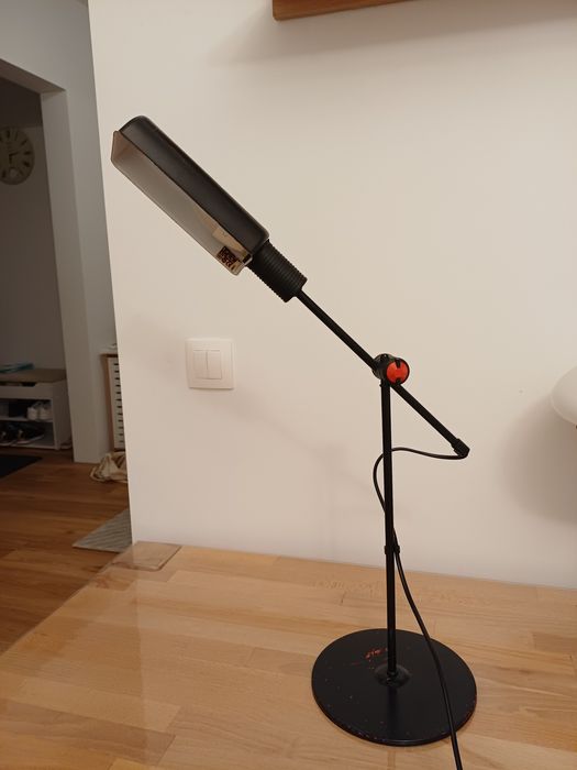 Accesoriu decorațiune lumina pălărie metal Veneta Lumi 1980 Italia