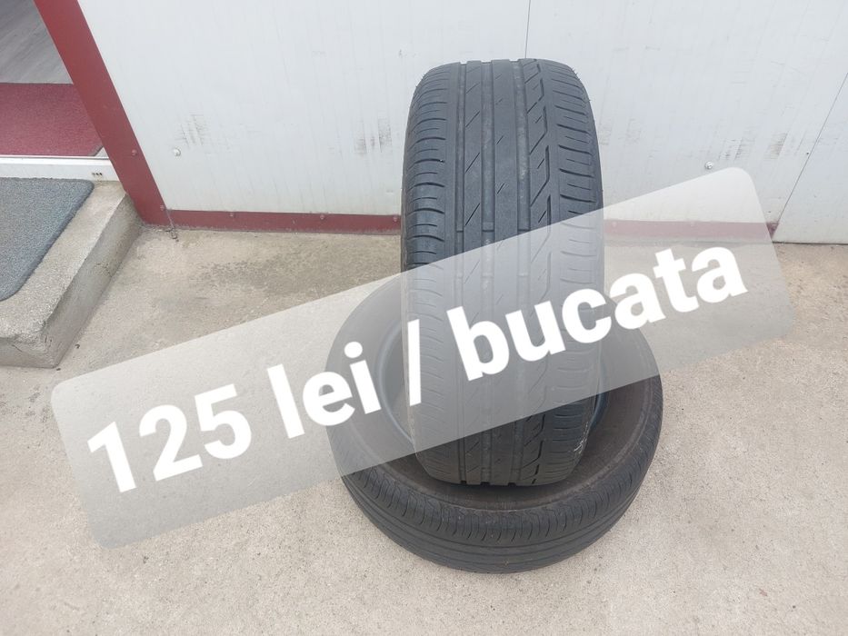 125 lei bucata! Doua anvelope de vara 225 55 16 Bridgestone