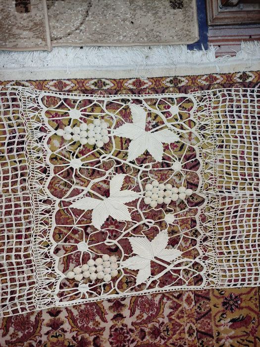 Perdele macrame vechi