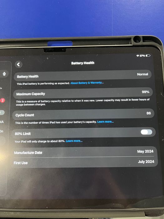 Ipad Air M2 256gb 11inch +Ipad Pencil Pro