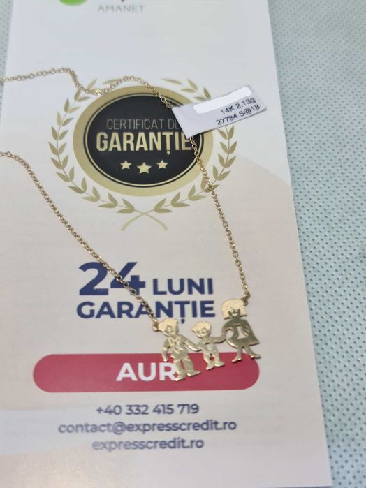 Lant Aur 14K (Ag18 Tutora b.27784.5) Garantie 2 ani!