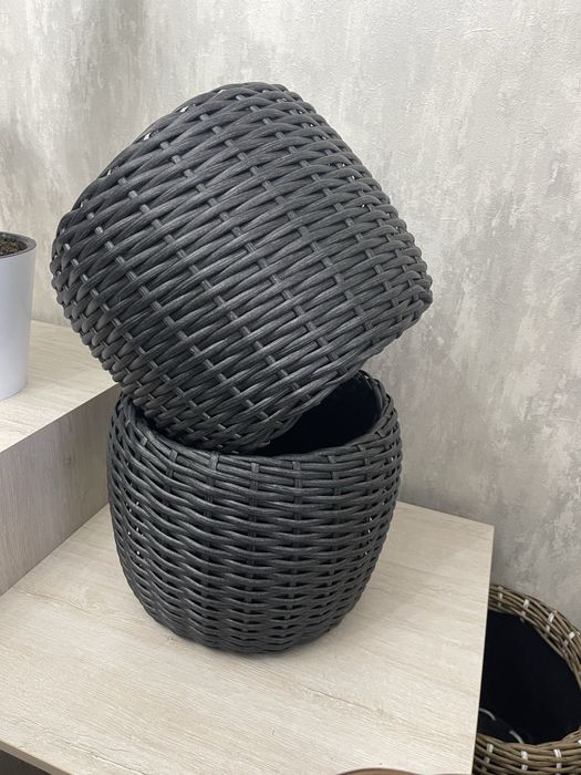 Плетеные корзины ручной работы из ротанги !