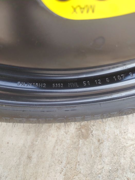 Rezerva slim VW, AUDI, WAG 5x112 r 18
