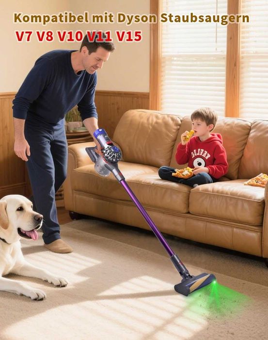 LED четка за прахосмукачка Dyson V7 V8 V10 V11 V15