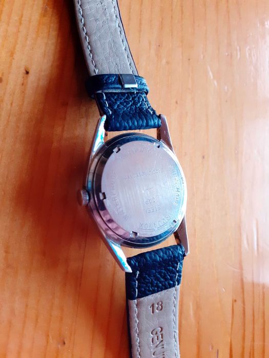 Колекционерски рядък TECHNOS Super Watch SWISS- WW2- Швейцарски военен механичен