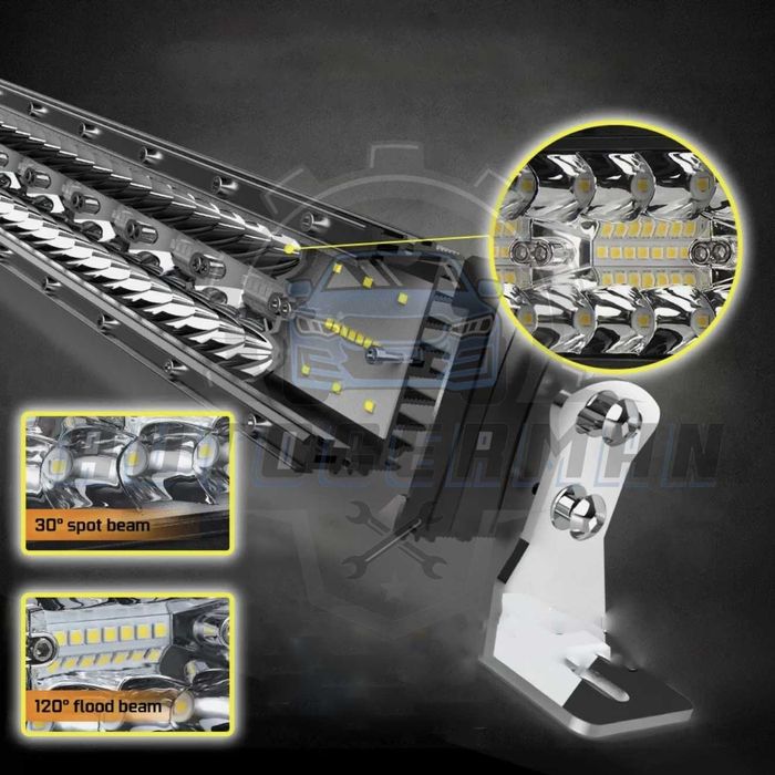 Нови Светлини мощни лед барове 780W off-road 4х4 атв SUV джипове мотор