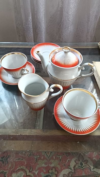 Посуда. Чешское стекло.